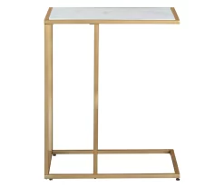 Lanport White Marble C Side Table -Chic Furniture Shop 810542314 4