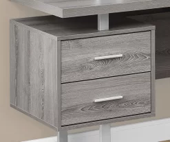 Monarch Metal 3-Drawer L-Shaped Computer Desk 27 Monarch Metal 3-Drawer L-Shaped Computer Desk -Chic Furniture Shop 810542416 3