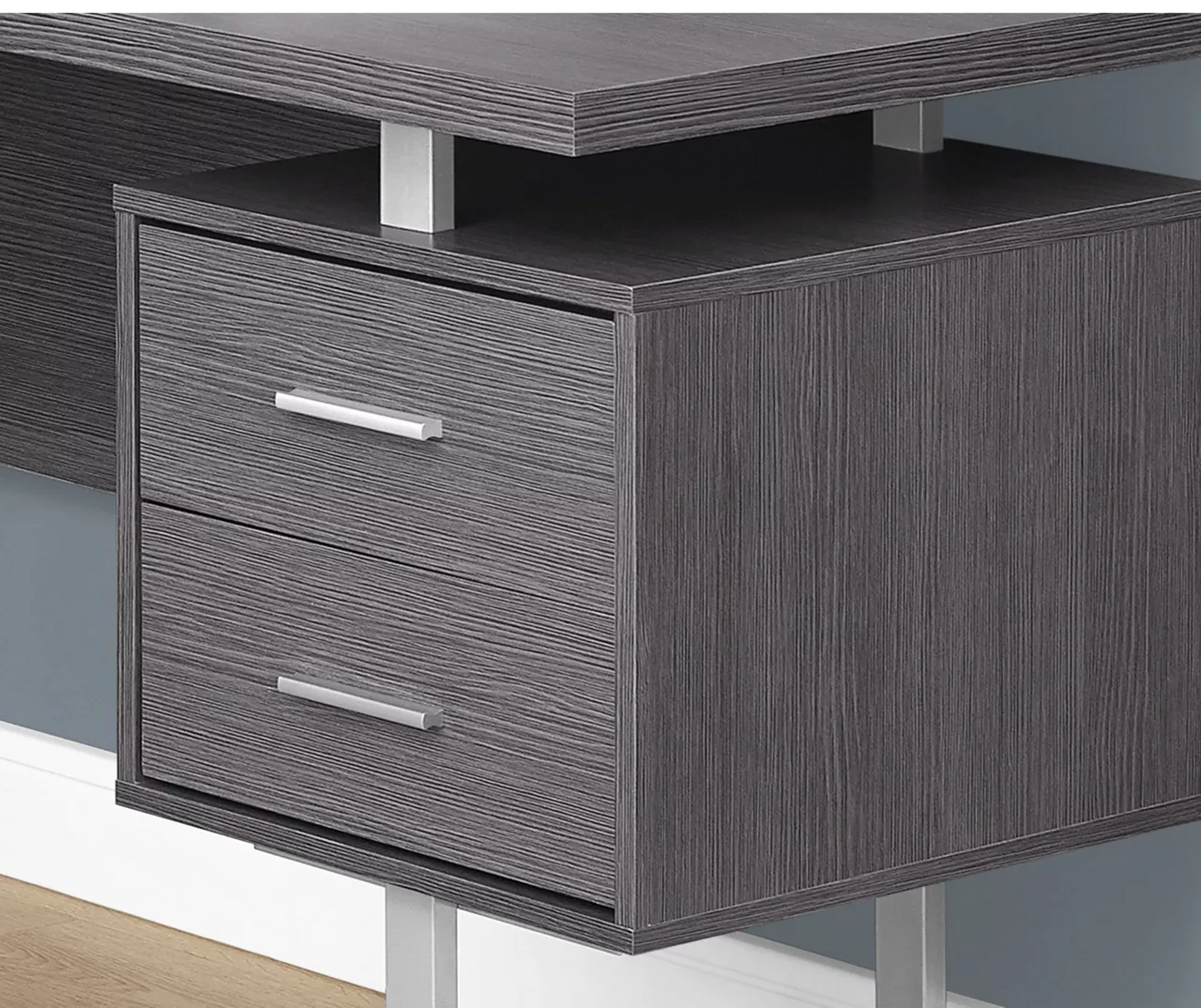 Monarch Metal 3-Drawer L-Shaped Computer Desk 6 Monarch Metal 3-Drawer L-Shaped Computer Desk - Image 6