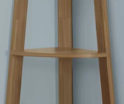 Monarch 5-Shelf Etagere Corner Bookcase -Chic Furniture Shop 810542446 3