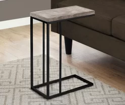 Monarch Reclaimed Wood Look C Side Table -Chic Furniture Shop 810542489 1