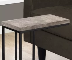 Monarch Reclaimed Wood Look C Side Table -Chic Furniture Shop 810542489 3