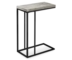 Monarch Reclaimed Wood Look C Side Table -Chic Furniture Shop 810542490 2