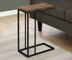 Monarch Reclaimed Wood Look C Side Table -Chic Furniture Shop 810542491 1