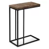 Monarch Reclaimed Wood Look C Side Table