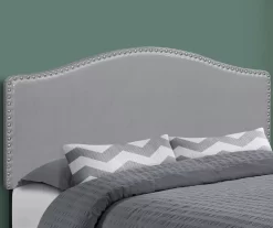 Monarch Faux Leather Button Tufted Headboard -Chic Furniture Shop 810542520 1