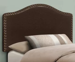 Monarch Faux Leather Button Tufted Headboard -Chic Furniture Shop 810542525 1