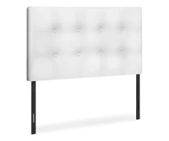 Monarch Faux Leather Button Tufted Headboard -Chic Furniture Shop 810542528 2
