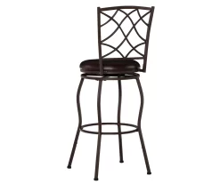 Pike Brown 3-Piece Upholstered Adjustable Swivel Stool Set -Chic Furniture Shop 810543038 A1 3