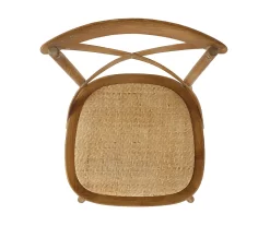 Everlie Gray Wash Curved Wood Padded Counter Stool -Chic Furniture Shop 810543093 A4 6