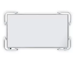 Hampton Silver 2-Shelf Rolling Steel Bar Cart -Chic Furniture Shop 810543098 5