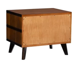 Manhattan Walnut 2-Drawer Mid-Century Wood Nightstand -Chic Furniture Shop 810543109 A2 4
