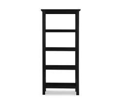 Richland Black 4-Shelf Bookcase -Chic Furniture Shop 810543156 3