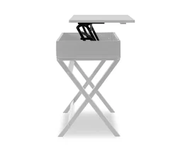 Kari White Lift-Top Campaign Desk 7 Kari White Lift-Top Campaign Desk -Chic Furniture Shop 810543181 5