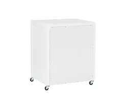 Kari White 2-Drawer Rolling Filing Cabinet 9 Kari White 2-Drawer Rolling Filing Cabinet -Chic Furniture Shop 810543247 5