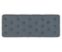 Claire Linen Upholstered Rolling Bench -Chic Furniture Shop 810543278 5