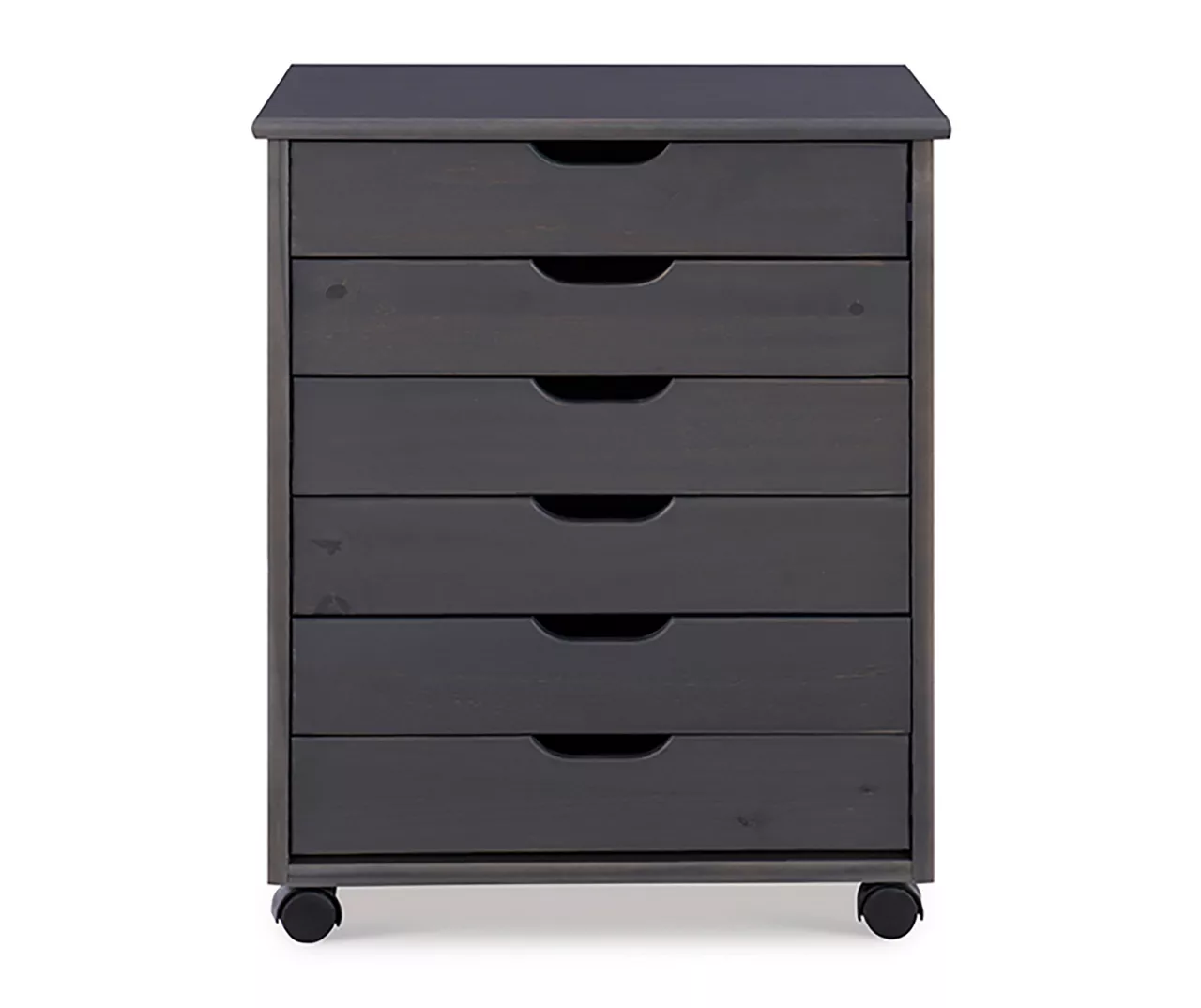 Craft Mate Wide Gray 6-Drawer Rolling Storage Cart 3 Craft Mate Wide Gray 6-Drawer Rolling Storage Cart - Image 3