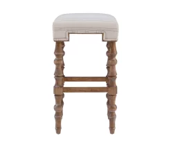Chilton Brown Striped Backless Bar Stool -Chic Furniture Shop 810543327 A0 2