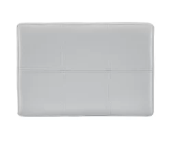 Brooke Gray & Black Faux Leather Backless Padded Bar Stool -Chic Furniture Shop 810543425 A0 4