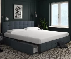 Atwater Living DHP Ryder Linen Upholstered Bed With Storage 29 Atwater Living DHP Ryder Linen Upholstered Bed With Storage -Chic Furniture Shop 810543641 1