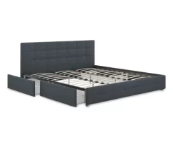 Atwater Living DHP Ryder Linen Upholstered Bed With Storage 31 Atwater Living DHP Ryder Linen Upholstered Bed With Storage -Chic Furniture Shop 810543641 3