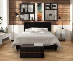 DHP Dana Faux Leather Upholstered Queen Bed -Chic Furniture Shop 810543735 5