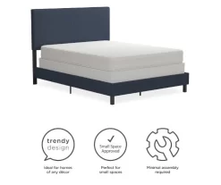 Atwater Living DHP Jazmine Linen Upholstered Queen Bed -Chic Furniture Shop 810543815 1