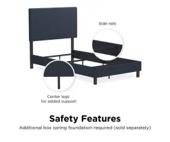 Atwater Living DHP Jazmine Linen Upholstered Queen Bed -Chic Furniture Shop 810543817 2