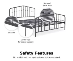 Navogratz Bushwick Metal Bed -Chic Furniture Shop 810548775 5