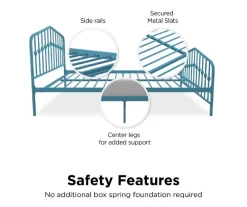 Navogratz Bushwick Metal Bed -Chic Furniture Shop 810548779 5