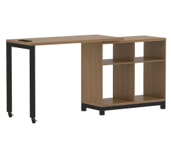 Seven Hills Acorn Metal & Melamine 4-Cube Pivot Desk With USB Charging -Chic Furniture Shop 810561090 3