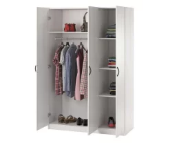 Ivory Oak 3-Door Storage Wardrobe 20 Ivory Oak 3-Door Storage Wardrobe -Chic Furniture Shop 810561398 41