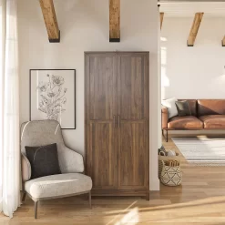 Seven Hills Columbia Walnut 2-Door Storage Cabinet -Chic Furniture Shop 810563167 61