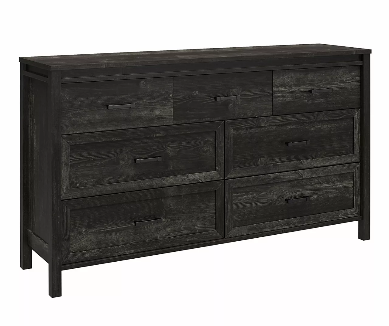 Silverton Black Oak 7-Drawer Dresser 1 Silverton Black Oak 7-Drawer Dresser