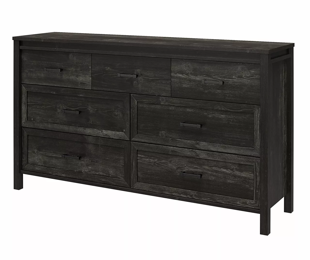 Silverton Black Oak 7-Drawer Dresser 3 Silverton Black Oak 7-Drawer Dresser - Image 3