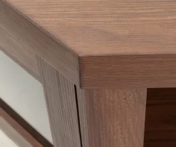 48" Brown Corner Electric Fireplace Console -Chic Furniture Shop 810570725 1