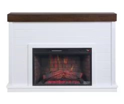 62" Grand Shiplap & Beam Electric Fireplace