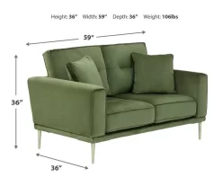 Signature Design By Ashley Macleary Loveseat -Chic Furniture Shop 810573758 71