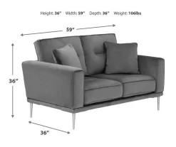 Signature Design By Ashley Macleary Loveseat -Chic Furniture Shop 810573760 5
