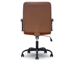 Camel Brown Vegan Leather Office Chair -Chic Furniture Shop 810583520 A2 1