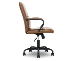 Camel Brown Vegan Leather Office Chair -Chic Furniture Shop 810583520 A2 2