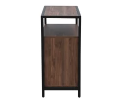 Walnut Chevron 2-Door Storage Cabinet -Chic Furniture Shop 810584249 A8
