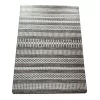 Gray & White Geo Stripe PVC Desk Mat, (34" X 47")