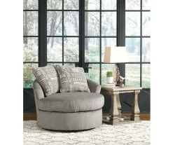 Soletren Ash Swivel Accent Chair -Chic Furniture Shop 810587409 1