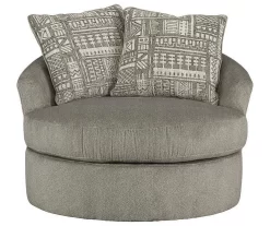 Soletren Ash Swivel Accent Chair -Chic Furniture Shop 810587409 4