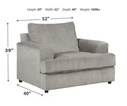 Soletren Ash Oversize Armchair -Chic Furniture Shop 810587413 21