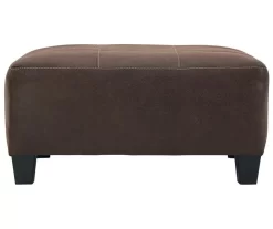 Signature Design By Ashley Navi Faux Leather Oversized Accent Ottoman -Chic Furniture Shop 810587440 3