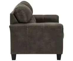 Signature Design By Ashley Navi Faux Leather Loveseat -Chic Furniture Shop 810587444 2