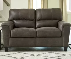 Signature Design By Ashley Navi Faux Leather Loveseat -Chic Furniture Shop 810587444 6