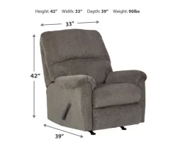 Dorsten Slate Rocker Recliner -Chic Furniture Shop 810587469 81 1
